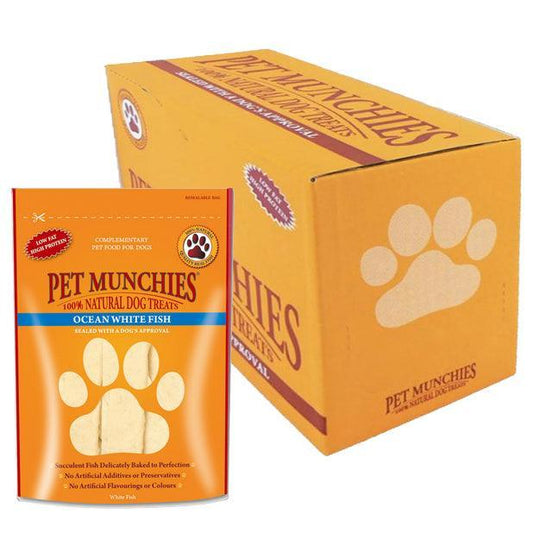 Pet Munchies Dog Treats Fish 8x100g - North East Pet Shop Pet Munchies