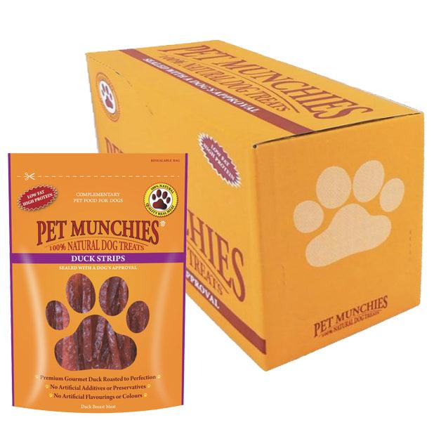 Pet Munchies Duck Strips 8x90g - North East Pet Shop Pet Munchies