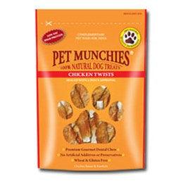 Pet Munchies Natural Chicken Twists8x80g - North East Pet Shop Pet Munchies