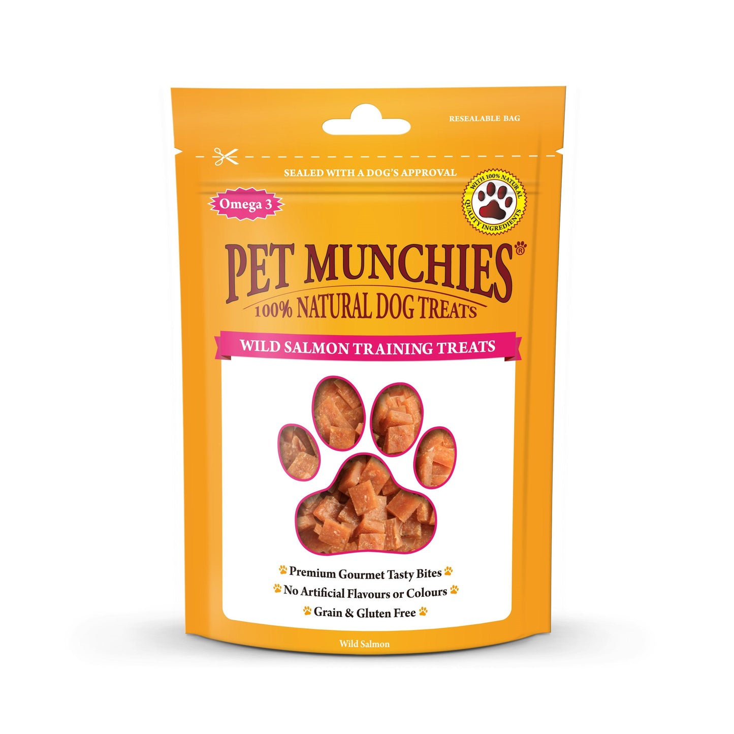 Pet Munchies Training Treat Salmon 8x50g - North East Pet Shop Pet Munchies