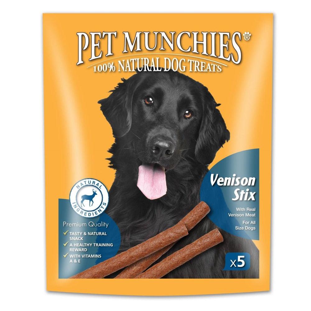 Pet Munchies Venison Stix 10x5 - North East Pet Shop Pet Munchies