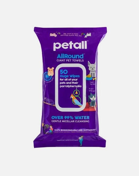 Petall All Round Giant Pet Towels 50 Pack - North East Pet Shop Petall