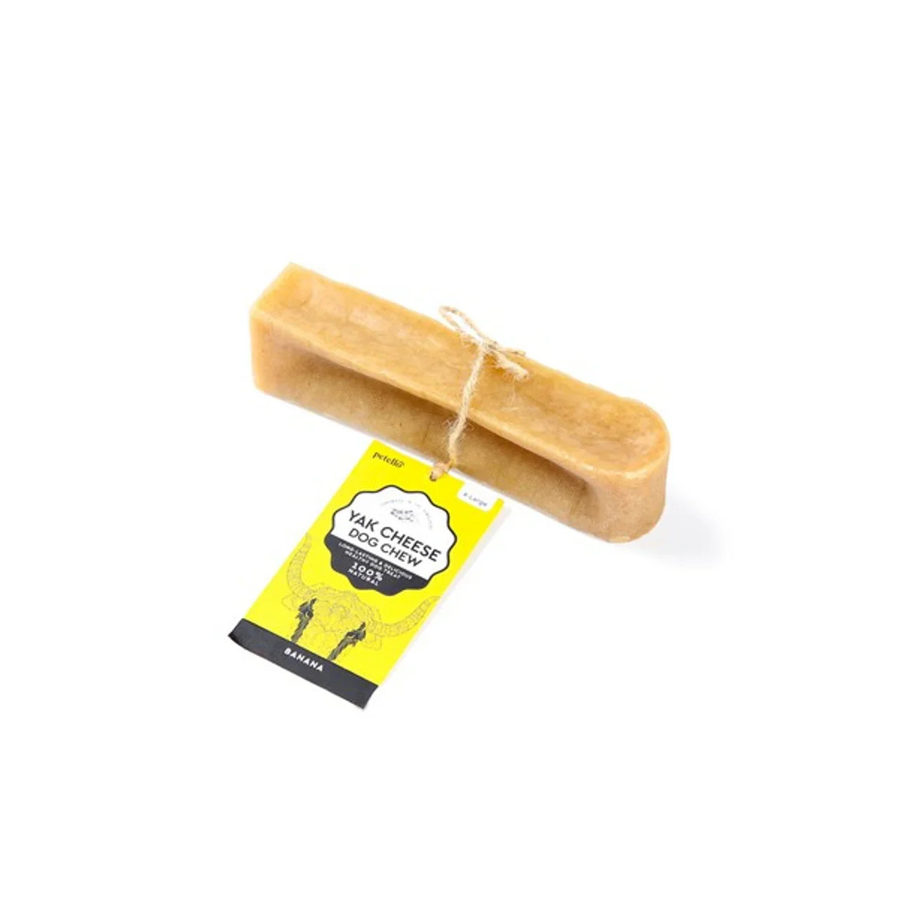 Petello Yak Cheese with Banana Dog Chew 155g - North East Pet Shop Petello
