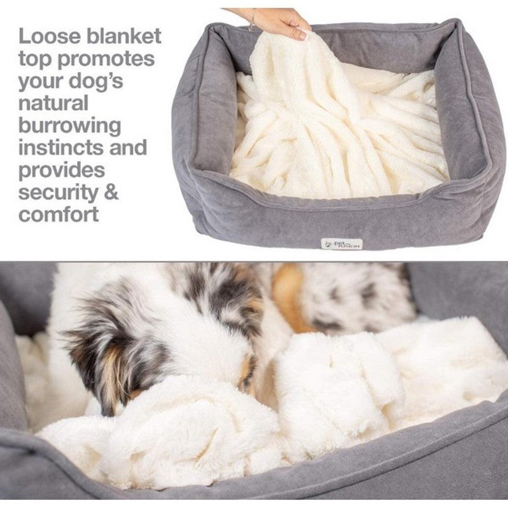 PetFusion Cuddler Dog Bed 30x24 Inch - North East Pet Shop PetFusion