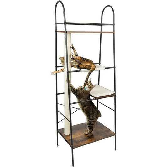 PetFusion Modern Cat Tower and Bookshelf - CLEARANCE - North East Pet Shop PetFusion