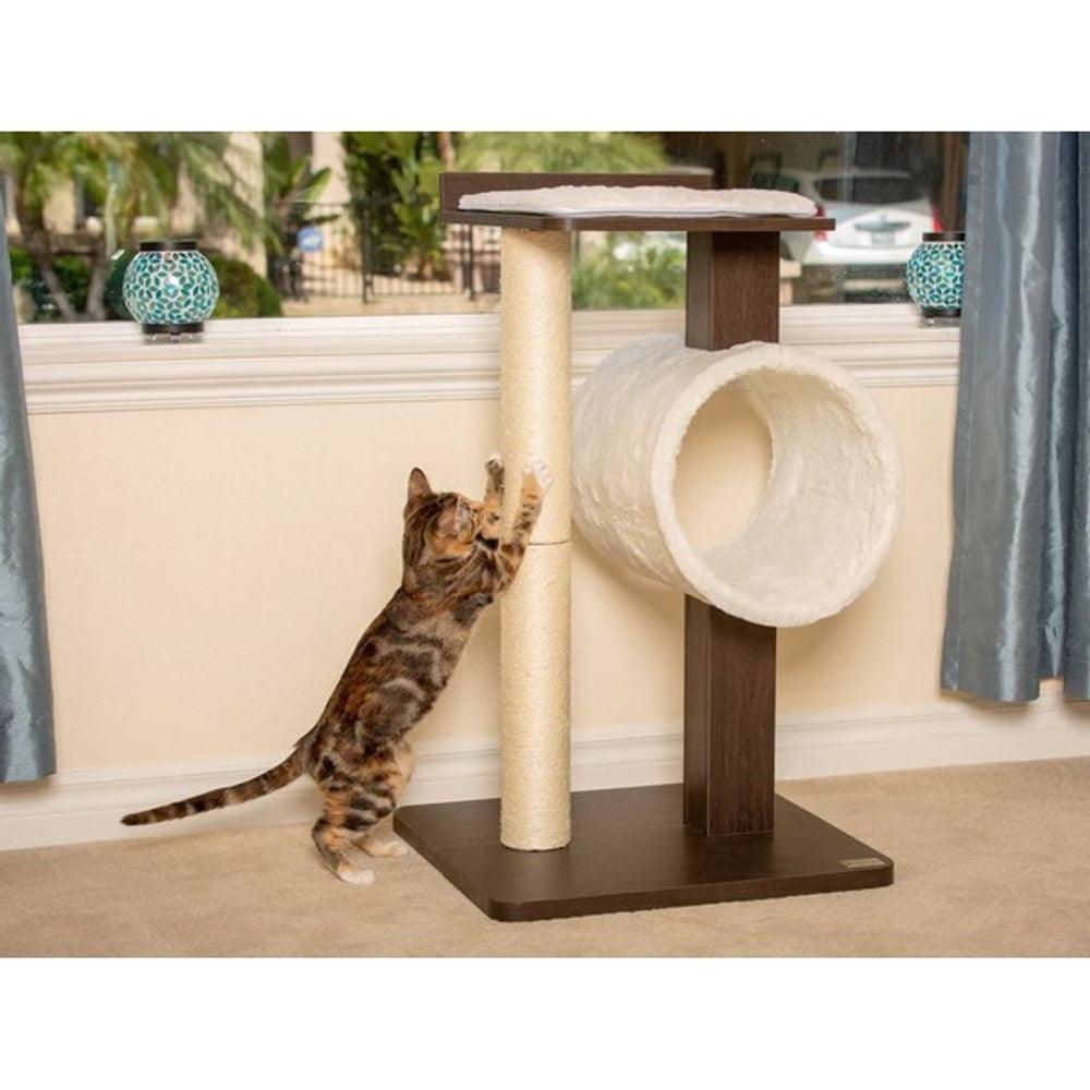 PetFusion Modern Cat Tree House & Tall Scratching Post 84 cm tall - North East Pet Shop PetFusion