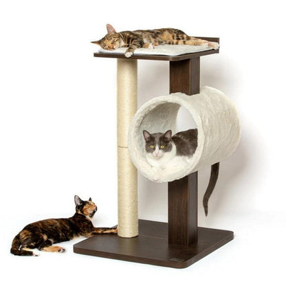 PetFusion Modern Cat Tree House & Tall Scratching Post 84 cm tall - North East Pet Shop PetFusion