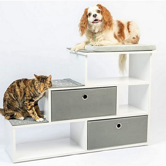 PetFusion Modern Pet Step Window Perch and Bookshelf - Clearance - North East Pet Shop PetFusion