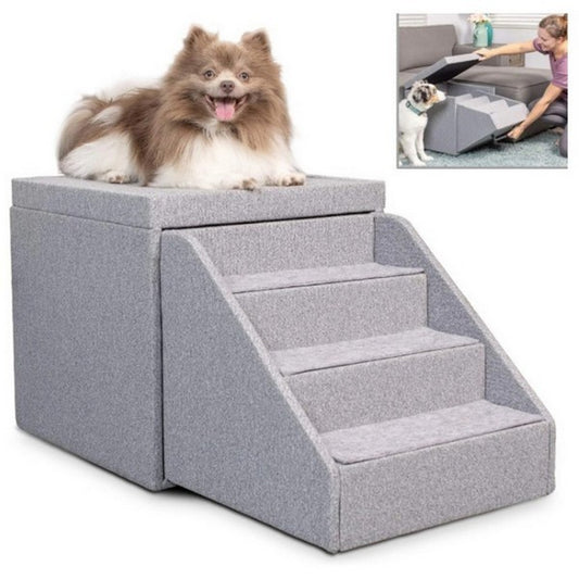 PetFusion Ottoman and Stairs With Storage Tote - CLEARANCE - North East Pet Shop PetFusion
