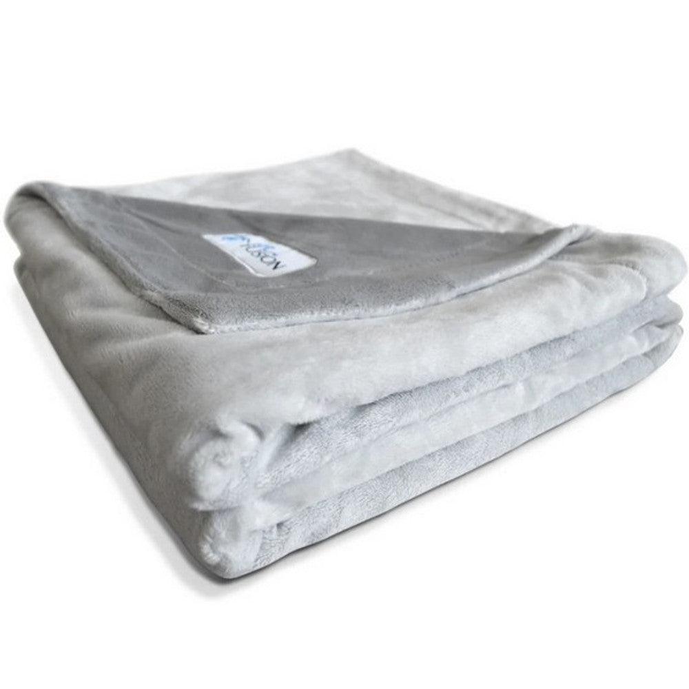 PetFusion Premium Pet Blanket Medium 112x86cm Gray.Reversible Micro Plush - North East Pet Shop PetFusion