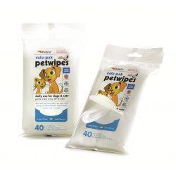 Petkin Eco Wipe Vanilla & Coconut, 40pcs - North East Pet Shop Petkin