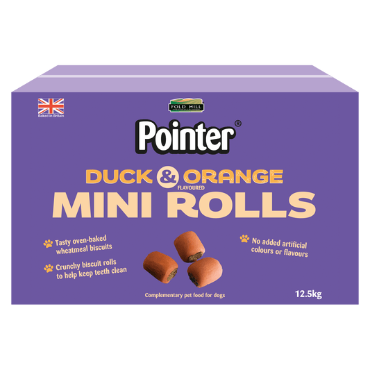 Pointer Mini Rolls Duck & Orange - North East Pet Shop Pointer