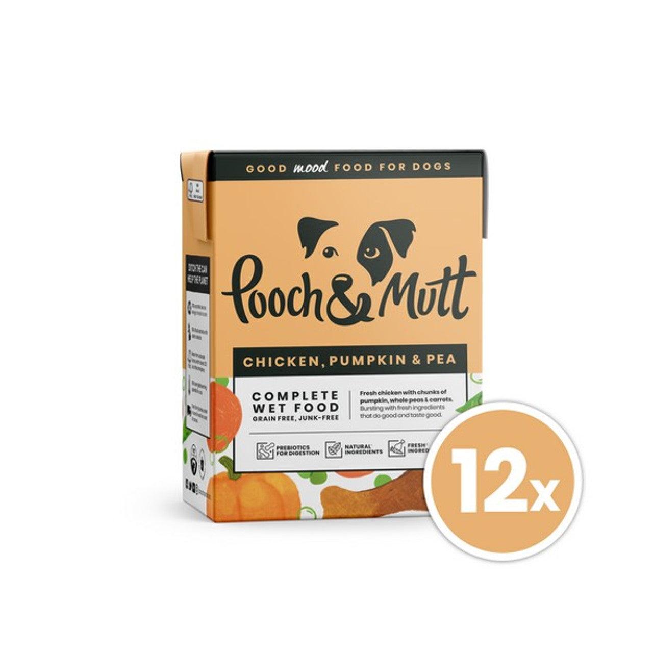 Pooch & Mutt Chicken Pumpkin 375g Tetra Pack - North East Pet Shop Pooch & Mutt