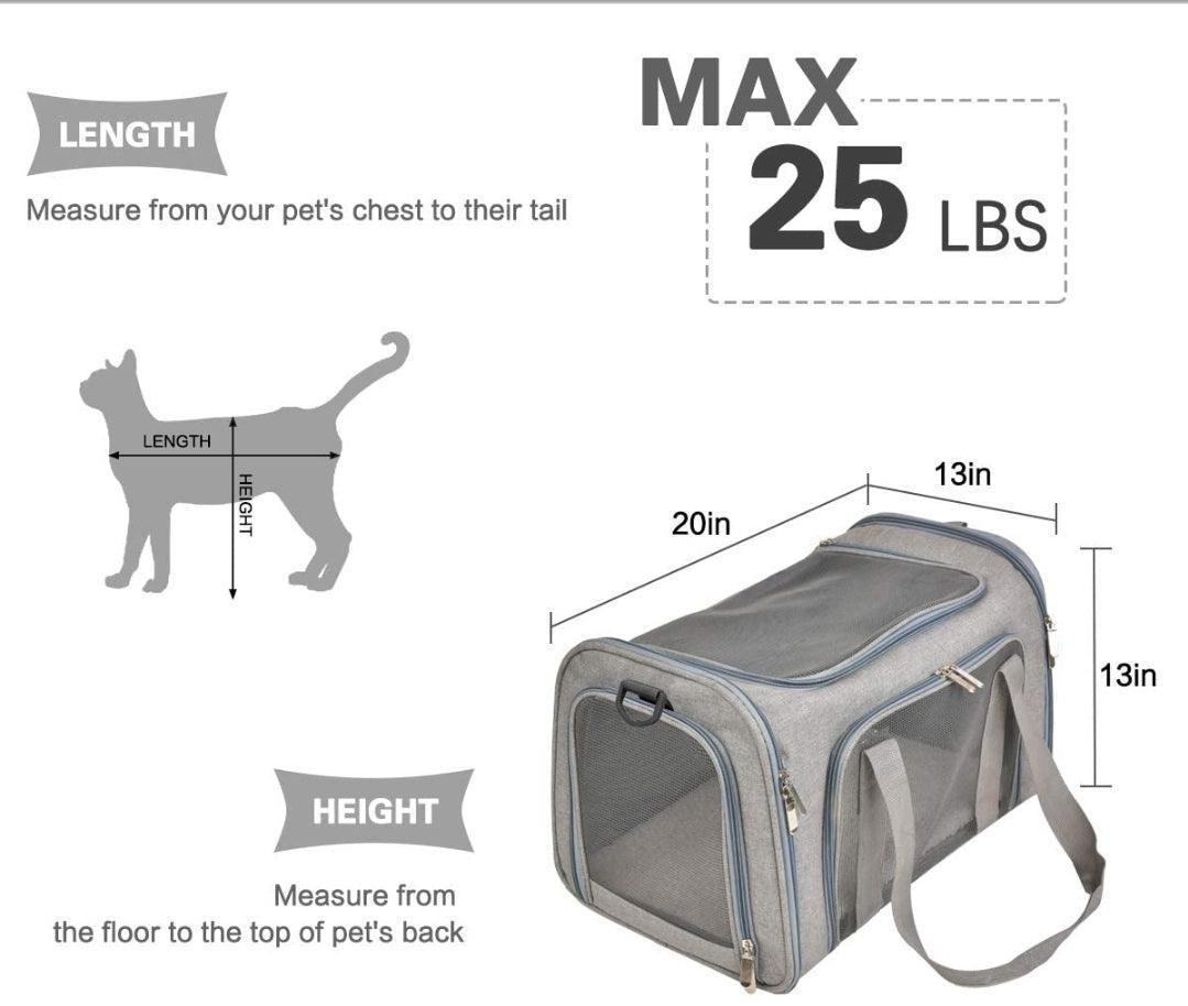Portable Fabric Pet Carrier - Dog Shack UK - North East Pet Shop Dog Shack UK
