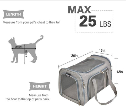 Portable Fabric Pet Carrier - Dog Shack UK - North East Pet Shop Dog Shack UK