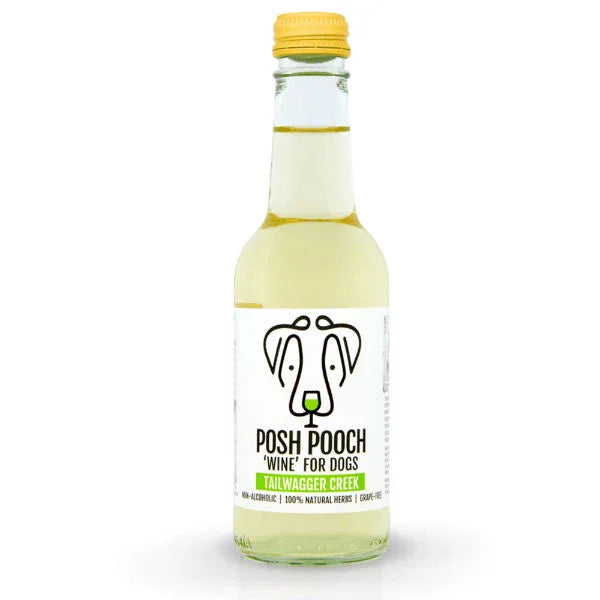 Posh Pooch Wine For Dogs Tail Wagger Creek White 250ml - North East Pet Shop Posh Pooch