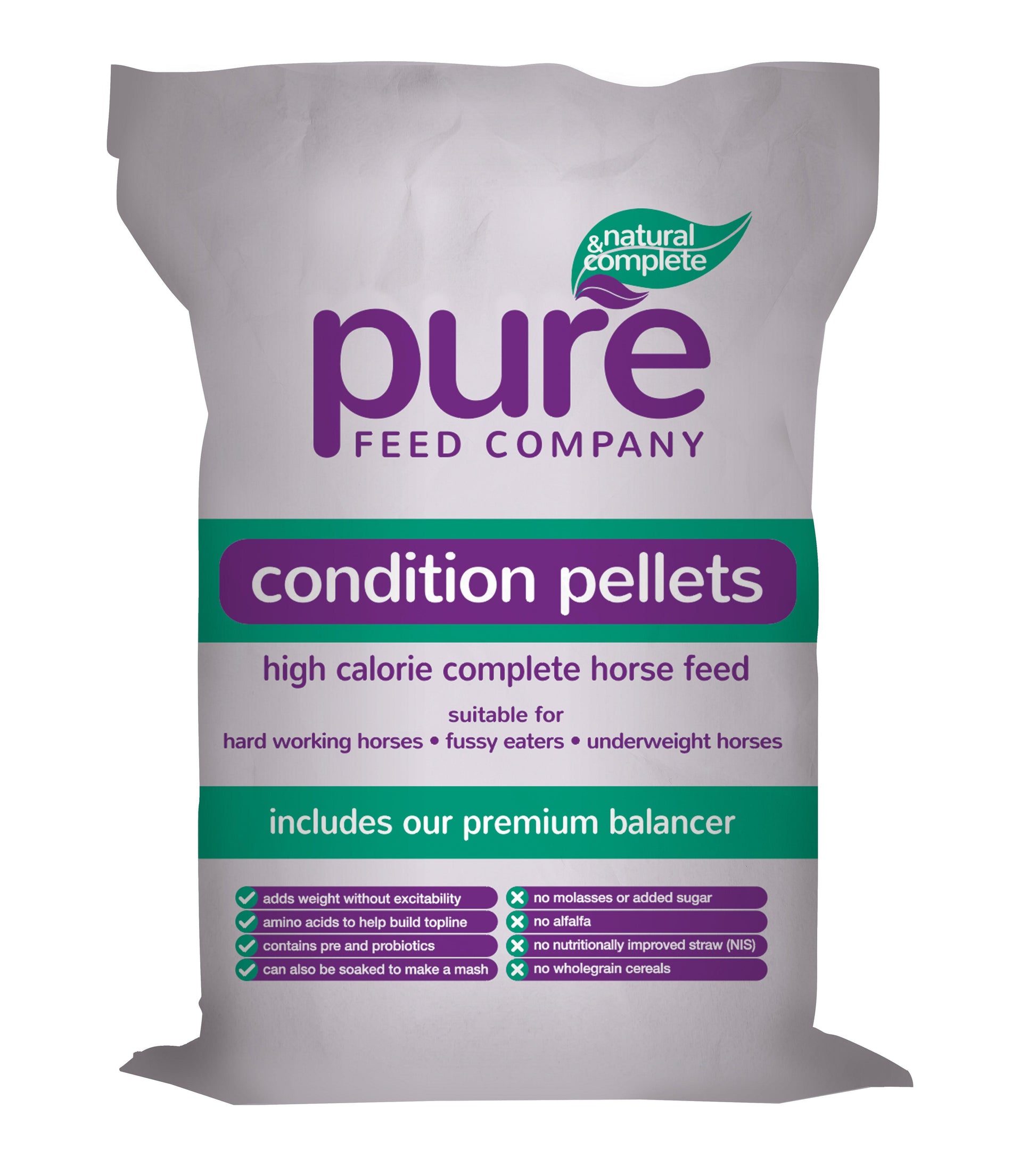 Pure Feed Pure Condition Pellets - North East Pet Shop Pure Feed Company