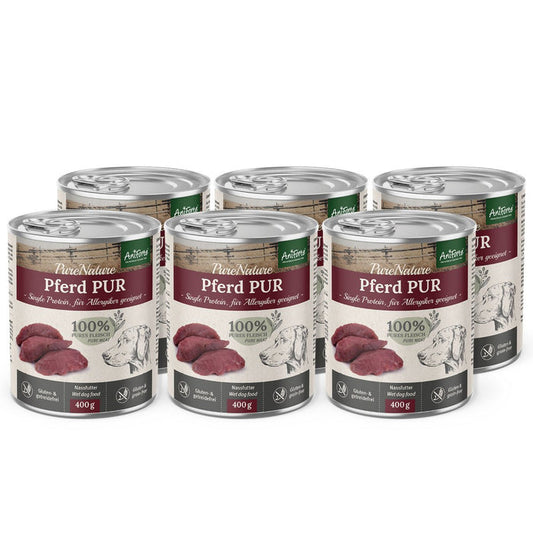 PureNature Pure Horse - Wet food for Dogs 6 x 400 g