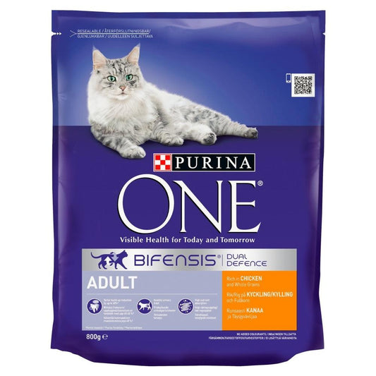 Purina One Adult Cat Chicken W/G 4x800g - North East Pet Shop Purina One