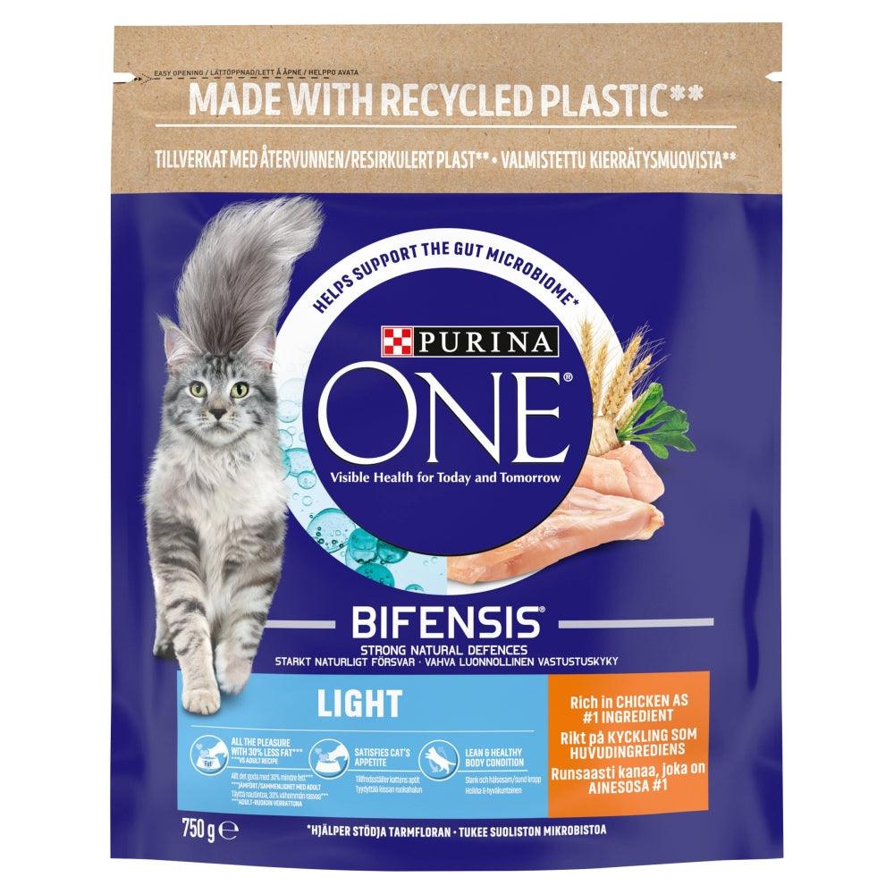 Purina One Adult Cat Light Chick 4x750g - North East Pet Shop Purina One