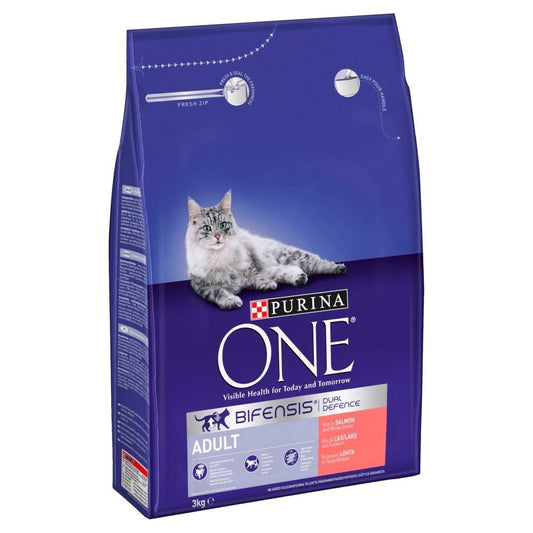 Purina One Adult Cat Salmon Wholegrain - North East Pet Shop Purina One