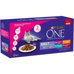 Purina One Adult Mini Fillets Mixed 40pk - North East Pet Shop purina