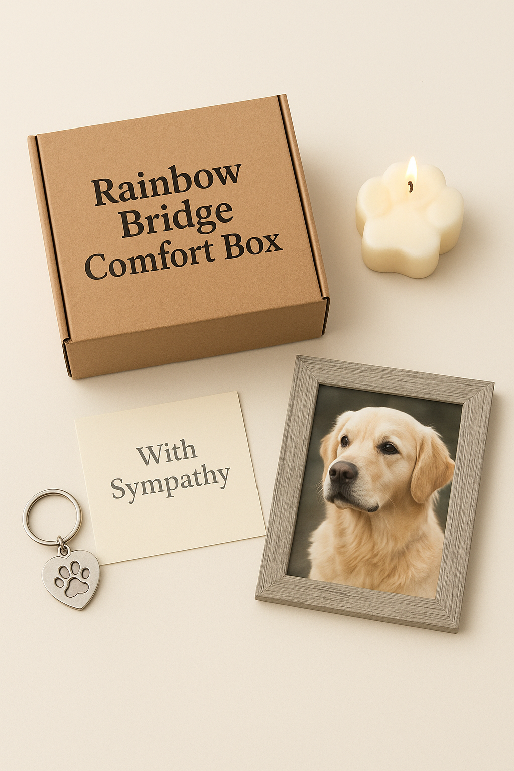 Rainbow Bridge Comfort Box - (With Sympathy Pet Loss) - North East Pet Shop North East Pet Shop