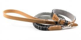 Ralph & Co Tweed & Leather Dog Lead Ascot Black - North East Pet Shop Ralph & Co