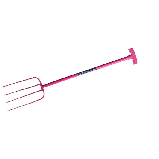 Red Gorilla 4 Prong Manure Fork with T Grip CLEARANCE - North East Pet Shop Red Gorilla