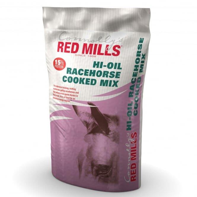 Red Mills HiOil Cooked Racehorse Mix 15% 25kg - North East Pet Shop Red Mills