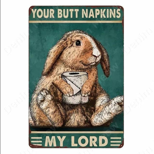 Retro Dirty Butt Napkins - North East Pet Shop North East Pet Shop