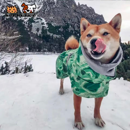 Dog Shack Winter Sherpa Dog Coat.