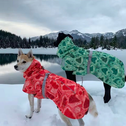 Dog Shack Winter Sherpa Dog Coat.