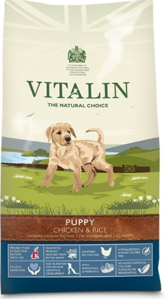 Vitalin Puppy Chicken & Rice 2kg CLEARANCE