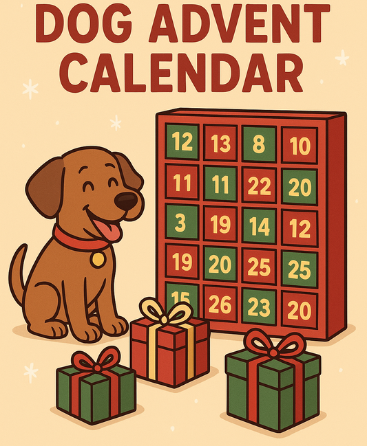 North East Pet Shop Handmade 24-Piece Dog Advent Calendar