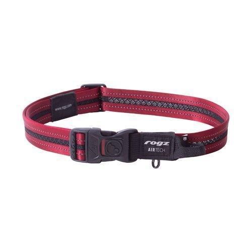 Rogz AirTech Classic Collar Rock Red XL - North East Pet Shop Rogz