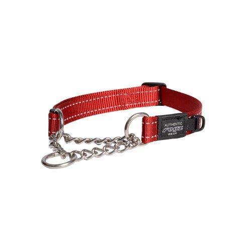 Rogz Control Chain Collar Red Large 37-56cm - North East Pet Shop Rogz