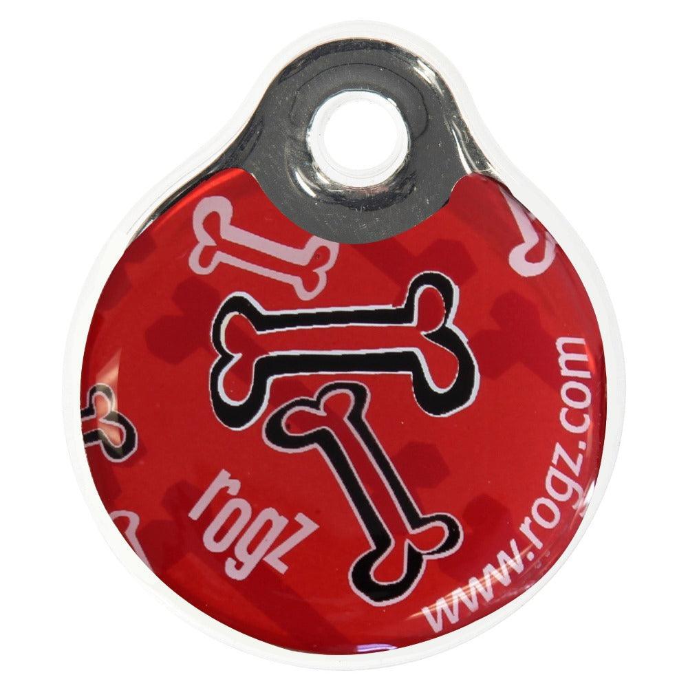 Rogz ID Tagz Instant Resin Tag Red Bone - North East Pet Shop Rogz