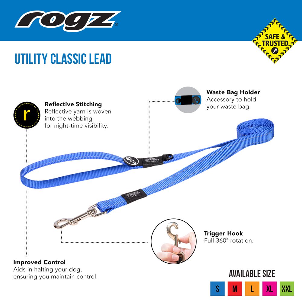 Rogz Utility Classic Lead - North East Pet Shop Rogz