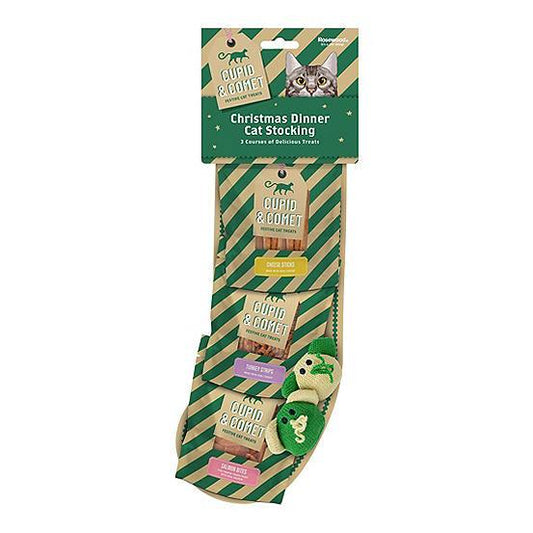 Rosewood Christmas Dinner Cat Stocking - North East Pet Shop Rosewood