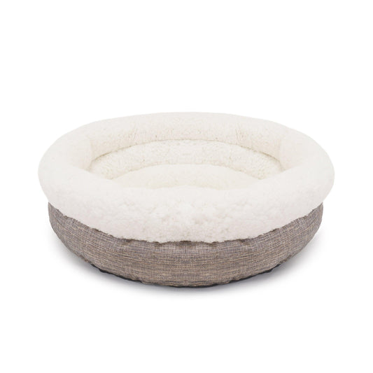 Rosewood Deep Tweed Oval Teddy Bear Bed - North East Pet Shop Rosewood