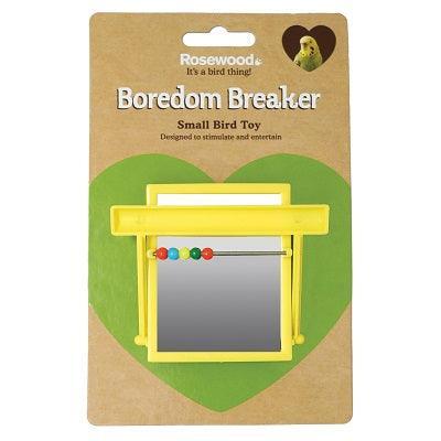 Rosewood Perch Mirror with Beads x6 - North East Pet Shop Rosewood