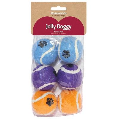 Rosewood Tennis Balls 6 Pack - North East Pet Shop Rosewood