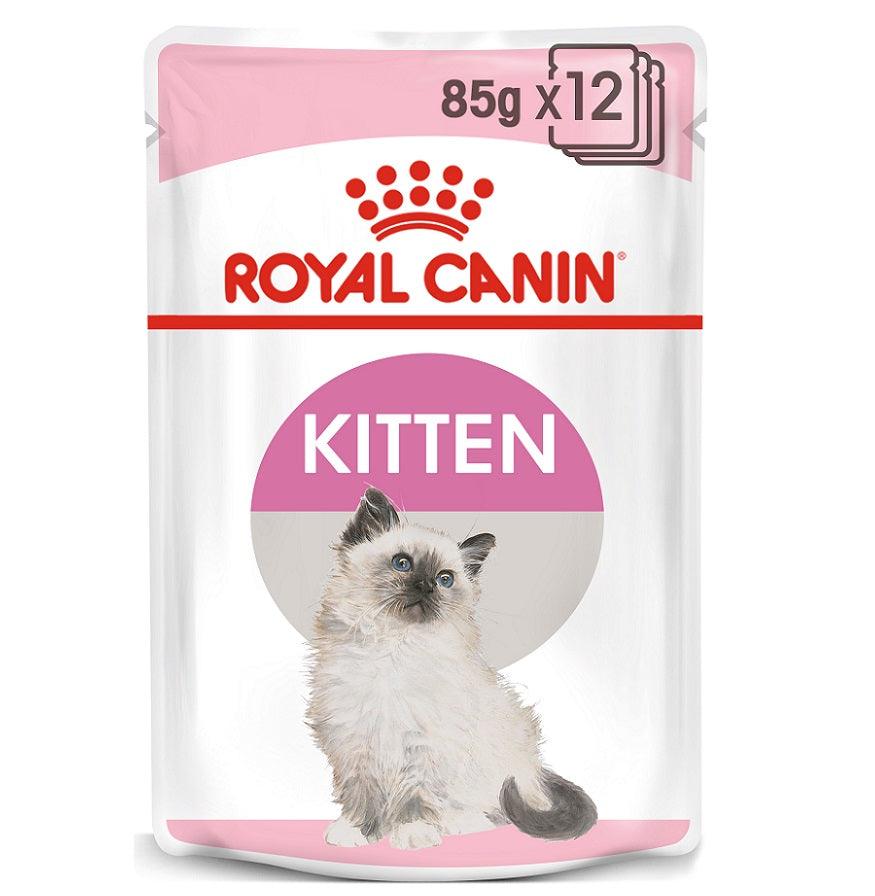 Royal Canin Kitten Instinctive in Gravy Pouches 12 x 85g - North East Pet Shop Royal Canin