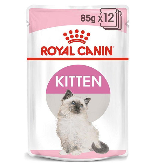 Royal Canin Kitten Instinctive in Gravy Pouches 12 x 85g - North East Pet Shop Royal Canin