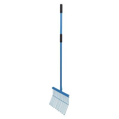 Rubber Matting Fork Aluminium Handle Blue - North East Pet Shop Perry Equestrian