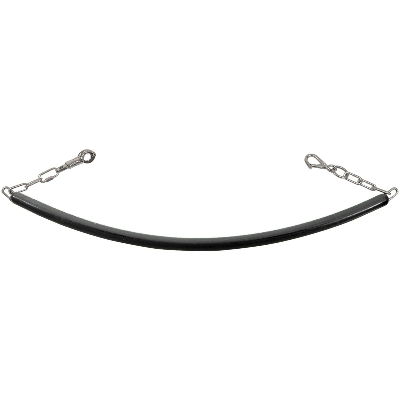 Rubber Stall Chain with Clips Black - North East Pet Shop Perry Equestrian