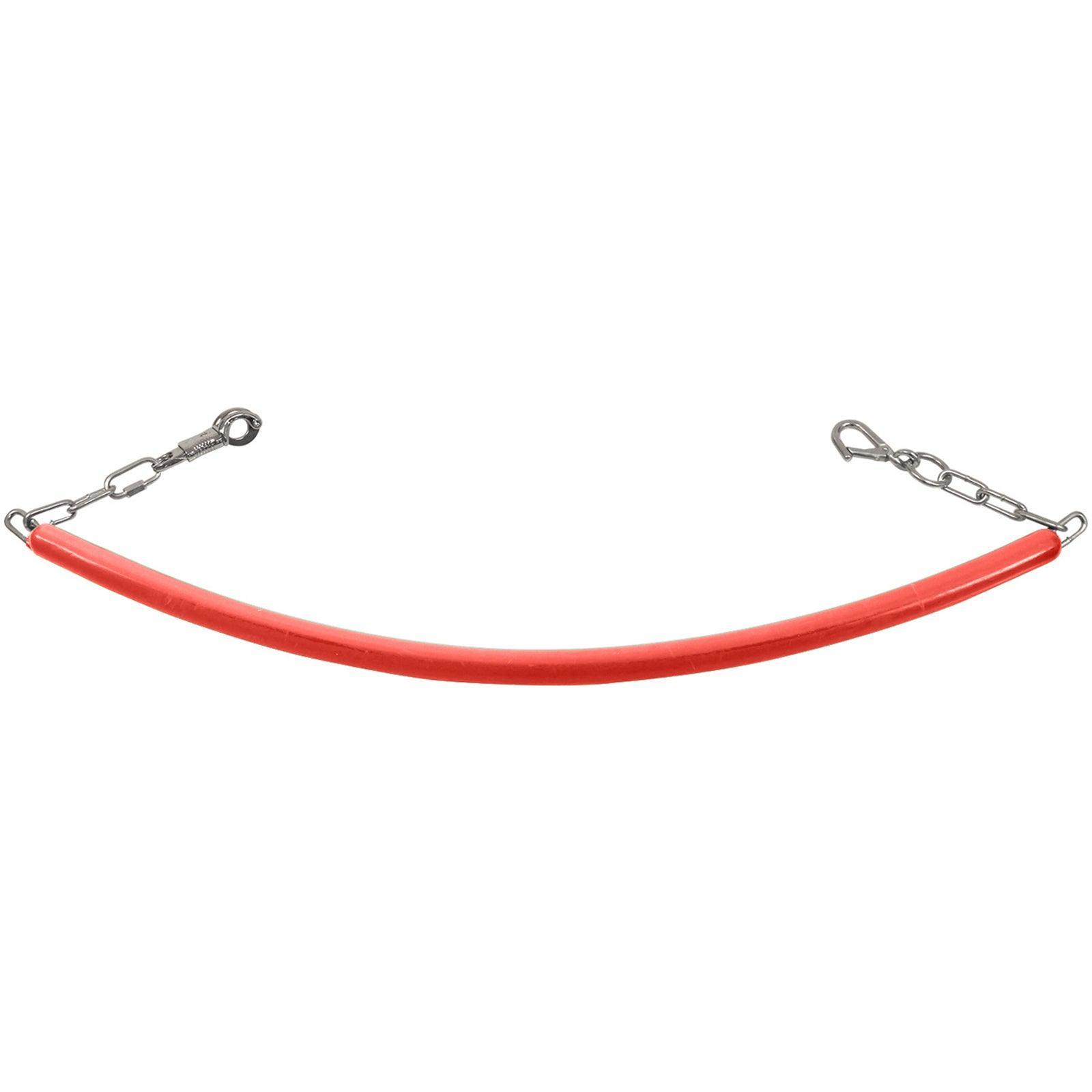 Rubber Stall Chain with Clips Red - North East Pet Shop Perry Equestrian