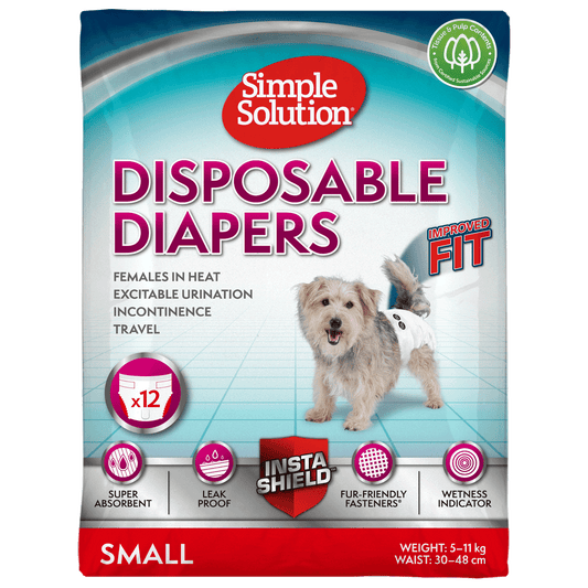 S Solution Bitch Disposable Diapers x12 - North East Pet Shop Simple Solution