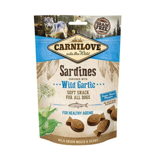Sardines enriched with Wild Garlic Soft Dog Treats - North East Pet Shop Carnilove